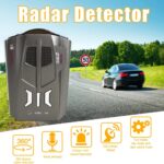 Radar Detektor za Auto V9 – 360° Detekcija Radara i Kamera sa LED Ekranom - Radar Detektor V9 Led Displej Detalj.Jpg