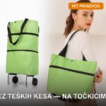 Rasklopivi ceger sa točkićima — Sklopiva torba na točkićima za pijac i kupovinu