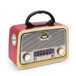 Retro Radio Bluetooth Zvučnik sa FM, USB, SD i MP3 – Cmik MK-111BT - Retro Radio Bluetooth Zvucnik 3.Webp