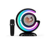 Pametna RGB Lampa sa Bluetooth Zvučnikom, Mikrofonom i Punjačem – IS-110