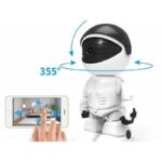 Robot WiFi Kamera za Kuću — HD Noćni Vid, Detekcija Pokreta, Dvosmerni Zvuk - Robot Wifi Kamera Za Kucu Nocni Vid.Jpg