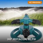 Automatska Rotaciona Prskalica 360° za Baštu i Travnjak
