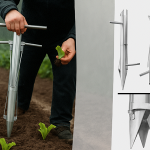 Ručna Sadilica za Baštu – Ergonomska, Metalna, 80 cm