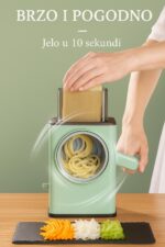 Ručni secko za povrće 3u1 — seckanje, ribanje i rezanje bez struje - Rucni Secko Za Povrce Upotreba Kuhinja.Jpg