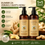Šampon sa Đumbirom Protiv Opadanja Kose i Peruti – 2×300ml (1+1 GRATIS) - Sampon Sa Djumbirom Protiv Opadanja Kose 2.Png
