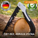 SCHARF Sklopiva Ručna Testera za Grane — Karbon Sečivo