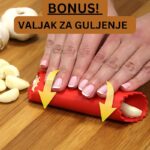 Secko za beli luk sa 16 oštrica i valjkom za guljenje - slika 3