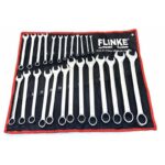 Set Viljuškasto-Okastih Ključeva FLINKE – 25 Komada, 6-32mm, CrV Čelik - prednja strana