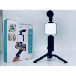 Set za Snimanje Videa sa Kardioidnim Mikrofonom, LED Svetlom i Stativom - Set Za Snimanje Sa Mikrofonom I Led Svetlom 2.Jpg