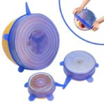 Silikonski poklopci za svežu hranu - set 6 komada različitih veličina - slika 4