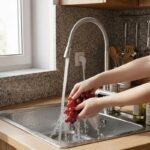 Slavina sa grejačem X320 INOX – Trenutno topla voda na sudoperi - Slavina Sa Grejacem X320 Inox Slika 5.Jpg