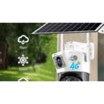 Solarna 4G WiFi kamera sa dva sočiva TP14 — bez struje i interneta, za spoljnu upotrebu - Solarna 4G Wifi Kamera Tp14 Montaza Dvoriste.Jpg