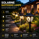 LED Solarna Baštenska Svetla IP44 – Set od 6 Komada | Leural - Solarna Bastenska Svetla 2.Png