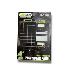 Solarni Panel Punjač 20W – USB, 6V/9V/12V, Vodootporan (GD-120s) - Solarni Panel Punjac 20W 2.Jpg