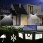 Solarni LED Reflektor sa Senzorom Pokreta i 3 Rotirajuće Glave – Maksimalno Osvetljenje Bez Troškova Struje! - Solarnipanelslika2.Webp