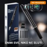 HD Špijunska Olovka sa Skrivenom Kamerom — Full HD 1080P + 32GB kartica