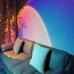 Sunset LED Lampa — Projektor Zalaska Sunca za Spavaću Sobu (USB) - Sunset Led Lampa Efekat U Sobi.Jpg