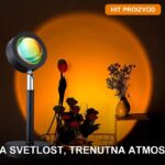 Sunset LED Lampa — Projektor Zalaska Sunca za Spavaću Sobu (USB)