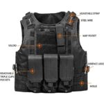 Taktički Podesivi Prsluk sa Torbicama i Pouručjem za Okvire — Airsoft i Streljaštvo - Takticki Prsluk Airsoft 2.Jpg