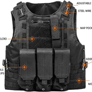 Taktički Podesivi Prsluk sa Torbicama i Pouručjem za Okvire — Airsoft i Streljaštvo - Takticki Prsluk Airsoft 2.Jpg