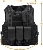 Taktički Podesivi Prsluk sa Torbicama i Pouručjem za Okvire — Airsoft i Streljaštvo - Takticki Prsluk Airsoft 5.Jpg