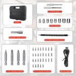 Turbofix Pro — Aku električni odvijač set sa 44 nastavka i kutijom - Turbofix Pro Nastavci I Kutija Upotreba.Jpg