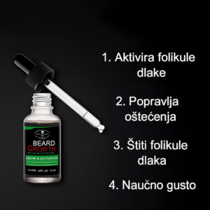 Ulje za Rast Brade – 100% Prirodna Formula sa Đumbirom i Vitaminom E - Ulje Za Rast Brade 2.Png