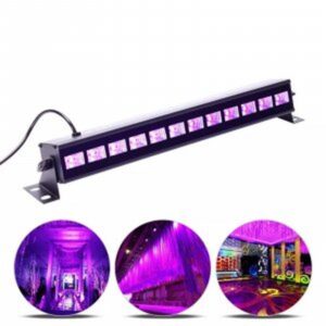 UV LED Bar Blacklight Svetlo 9×3W – Fluorescentno UV Svetlo za Zid