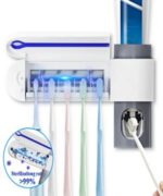 Držač za Četkice sa UV Sterilizatorom i Dozatorom za Pastu