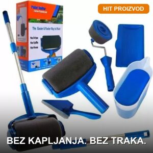 Valjak za krečenje Paint Roller — set 6 delova bez kapljanja farbe
