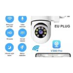 WiFi Kamera sa Utičnicom za Struju HD 8MP PTZ – Rotirajuća, Noćno Snimanje, V380 Pro - Wifi Kamera Sa Uticnicom Ptz Rotacija Upotreba.Jpg