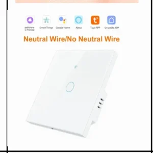 Tuya WiFi Pametni Prekidač na Dodir – Daljinsko Upravljanje Rasvetom