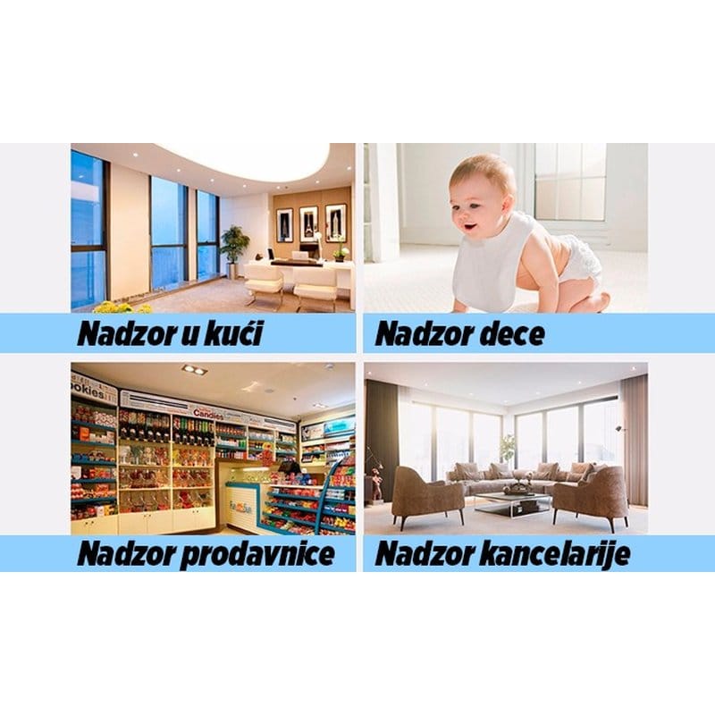Wi-Fi kamera u obliku sijalice — u upotrebi