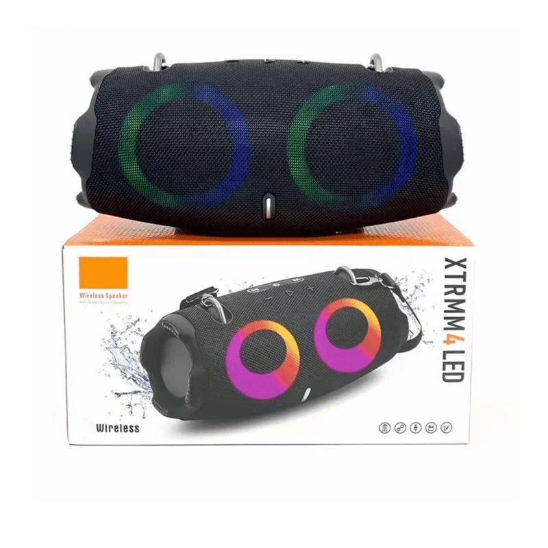 prenosivi Bluetooth zvučnik sa RGB svetlom — prednja strana