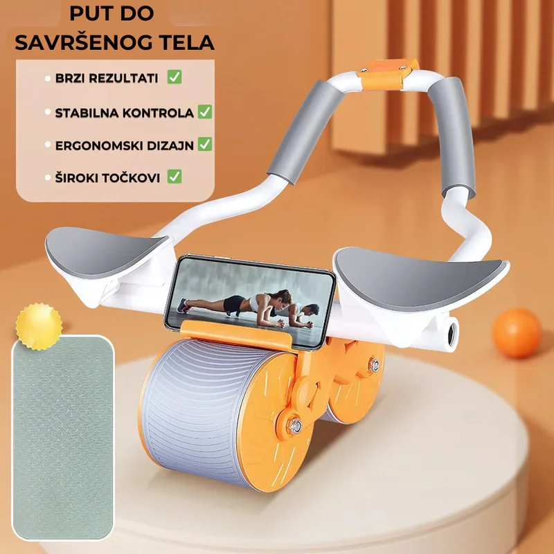 ab roller sa automatskim povratom — prednja strana