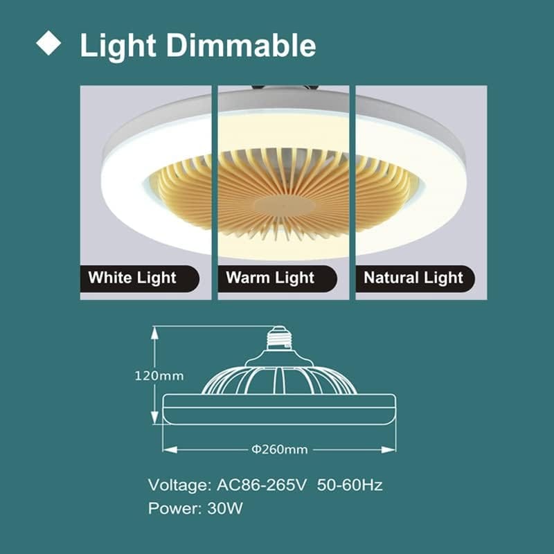 luster ventilator sa LED svetlom — detalji