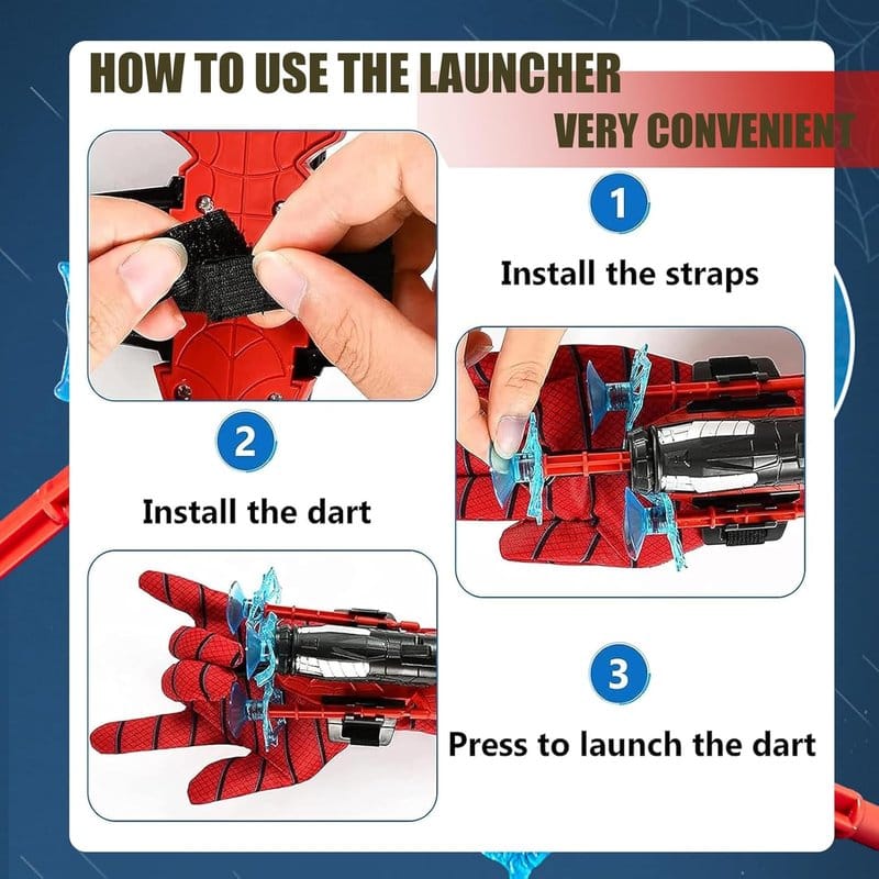 Spiderman set za decu Spiderman set za decu — u upotrebi