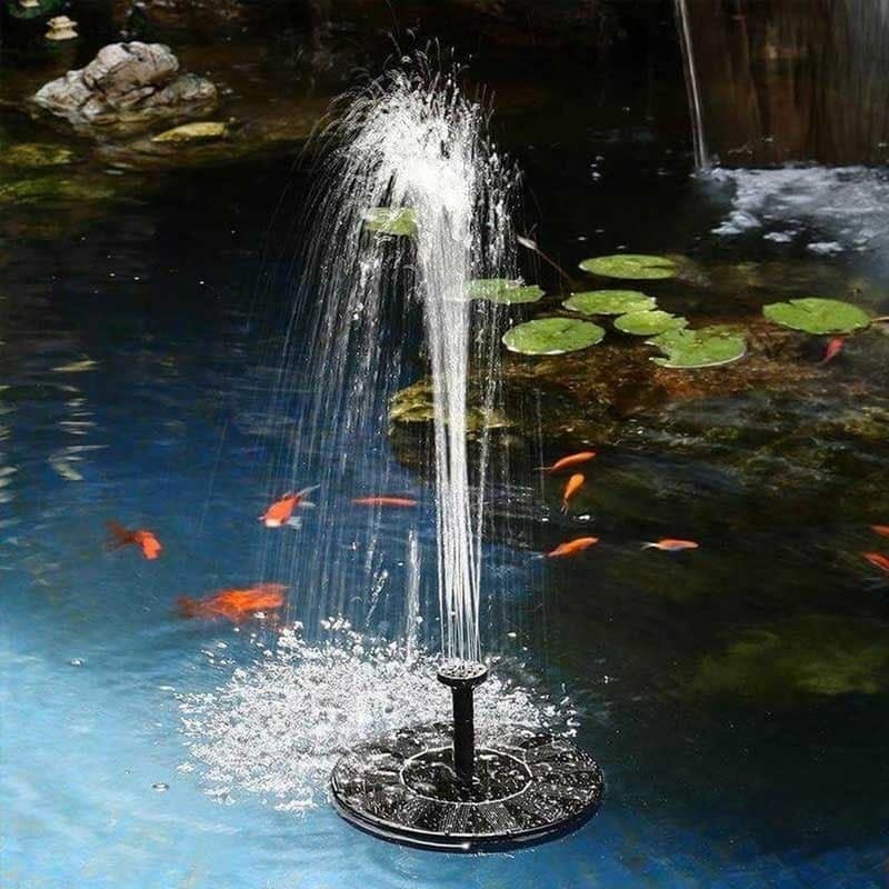 baštenska fontana sa solarnim napajanjem — pakovanje