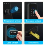 Smart Brava sa 5 Načina Otključavanja – Otisak Prsta, Šifra, Kartica, TTLock i Ključ - galerija