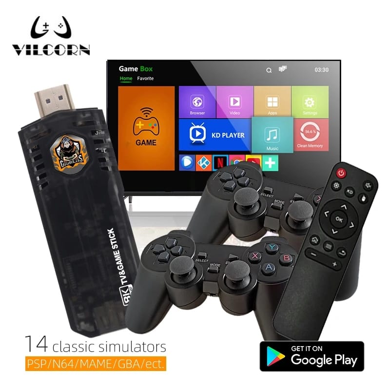 multifunkcionalni Smart TV uređaj Game Stick — u upotrebi