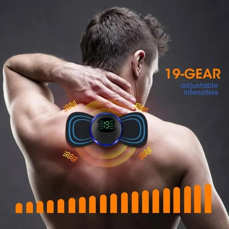 EMS masažer stimulator mišića — prednja strana