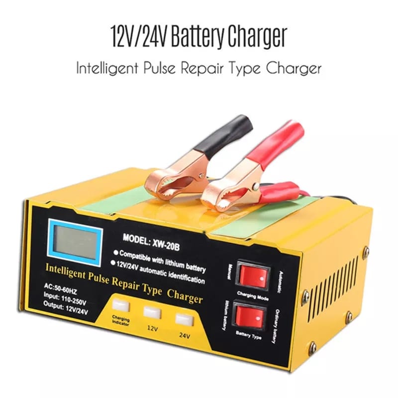 automatski punjač akumulatora 12V 24V automatski punjač akumulatora 12V 24V — u upotrebi
