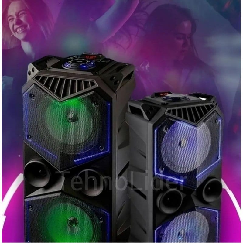 bluetooth karaoke zvučnik sa mikrofonom — u upotrebi