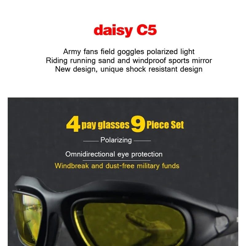 taktičke naočare Daisy Military — detalji