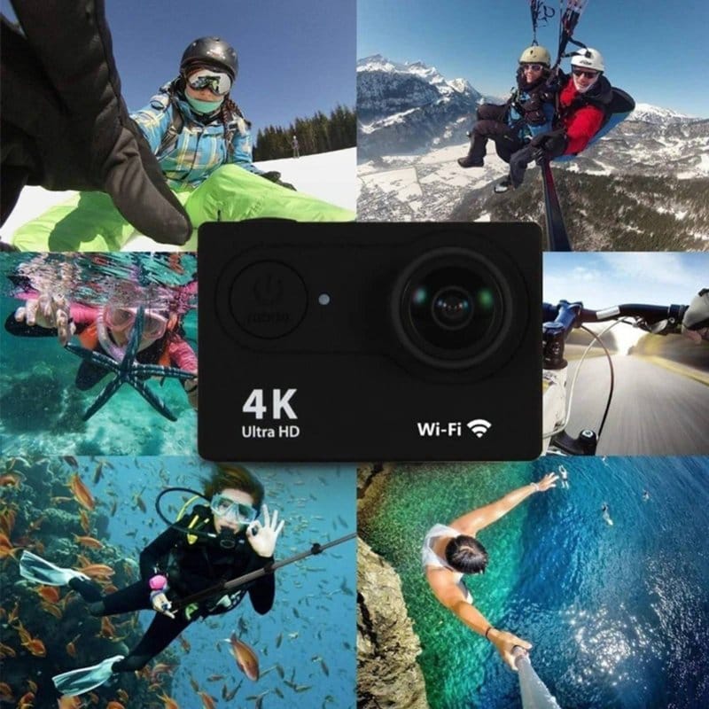 akciona kamera 4K WiFi akciona kamera 4K WiFi — pakovanje