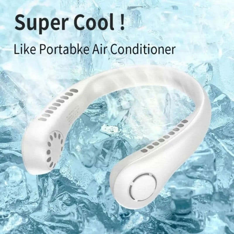 prenosni ventilator za vrat — prednja strana