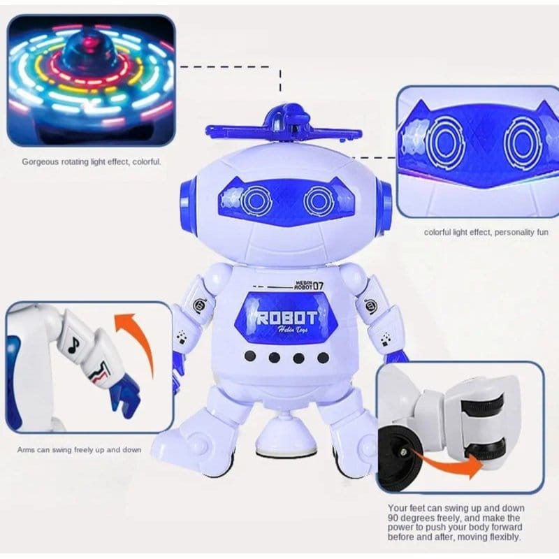 igračka robot sa svetlom i muzikom igračka robot sa svetlom i muzikom — u upotrebi