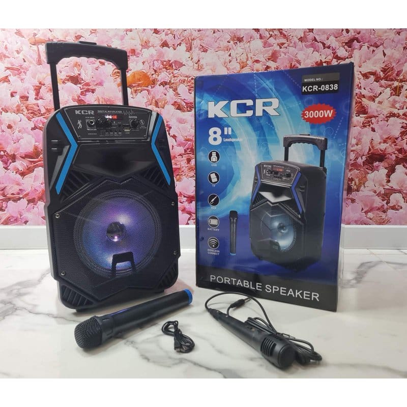 veliki Bluetooth zvučnik sa mikrofonima — pakovanje