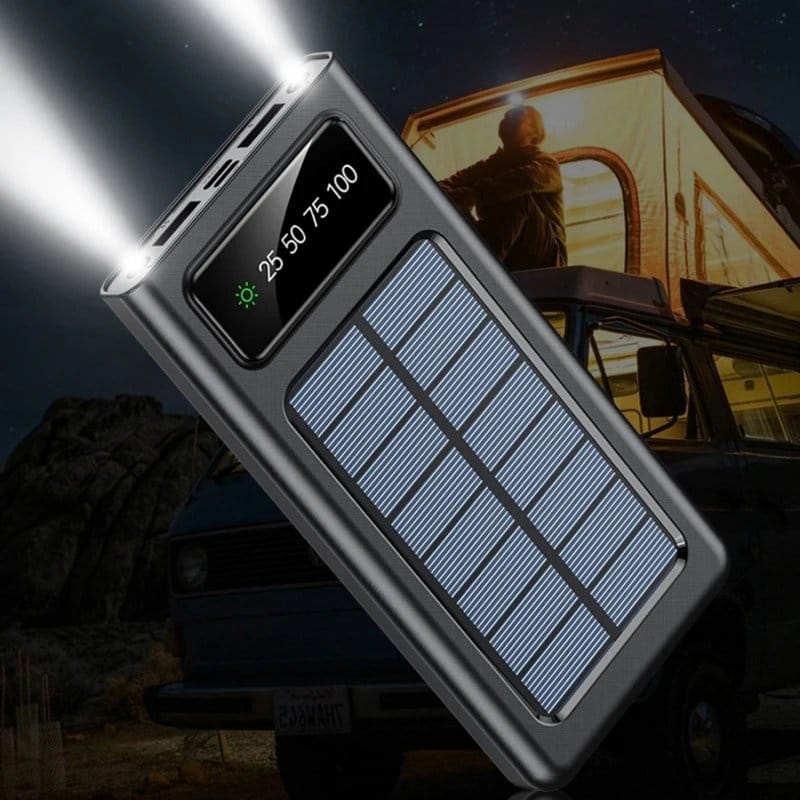 solarni punjač za telefon 20000mAh — pakovanje