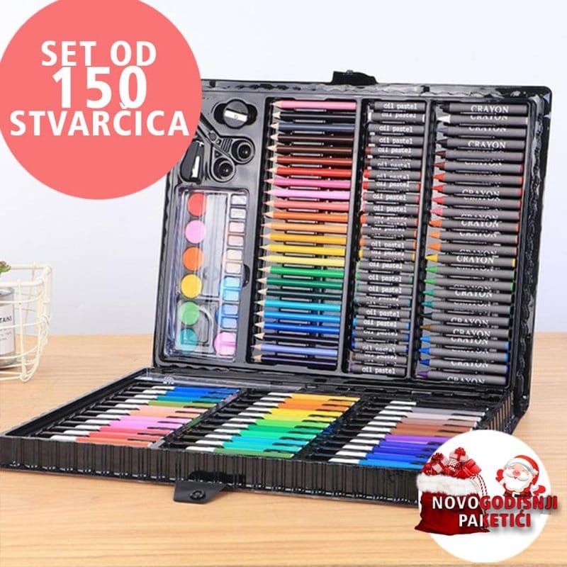 komplet flomastera i bojica komplet flomastera i bojica — u upotrebi